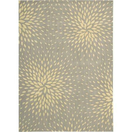 NOURISON Capri Area Rug Collection Grey 3 Ft 6 In. X 5 Ft 6 In. Rectangle 99446020345
